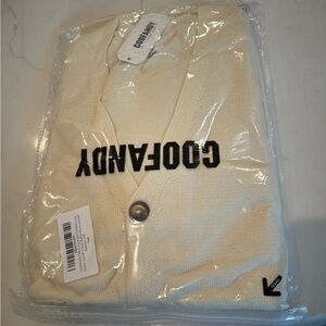 Coofandy Cream Cardigan Sweater